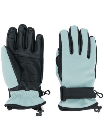 Moncler Grenoble Logo Patch Touch Strap Gloves - Farfetch