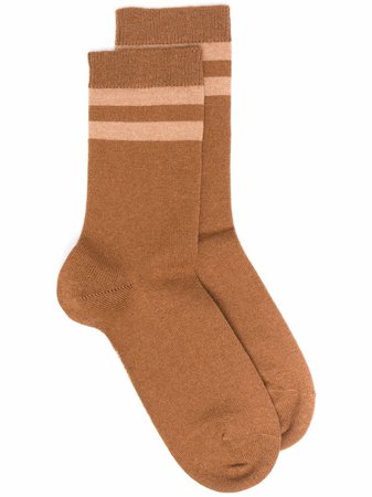 Birkenstock striped-trim knit socks - FARFETCH