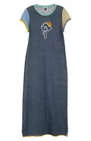 YanYan Netty Cloud Knit Organic Cotton Blend Maxi Dress | Nordstrom