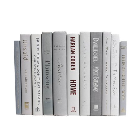 Booth & Williams Authentic Decorative Books - By Color Modern Marble ColorPak (1 Linear Foot, 10-12 Books) & Reviews | Wayfair