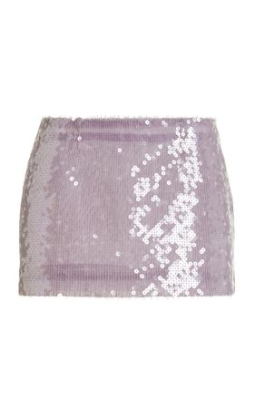 Haille Sequined Mini Skirt By 16arlington | Moda Operandi