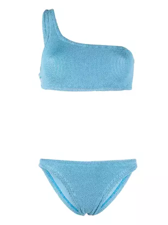 Hunza G Nancy Crinkle Bikini Set - Farfetch