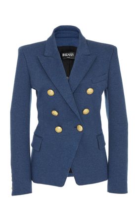 Button Denim Jacket by Balmain | Moda Operandi