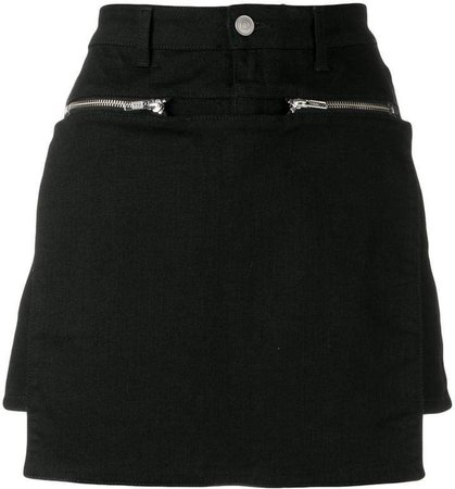 1017 ALYX 9SM zip-detail paneled short skirt