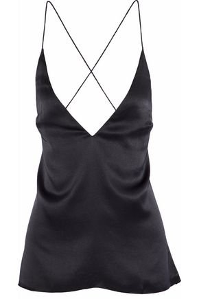 The Ari tie-back silk-charmeuse camisole | CAMI NYC | Sale up to 70% off | THE OUTNET