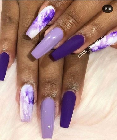 purple nails - Google Search