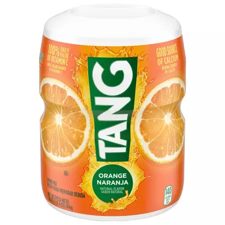 Tang Drink Powder, Orange, Vitamin C, Caffeine Free, 20 oz Jar - Walmart.com