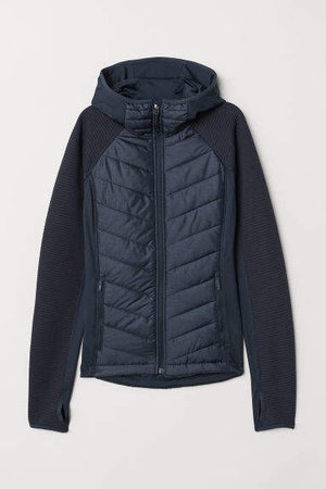 Padded Outdoor Jacket - Blue