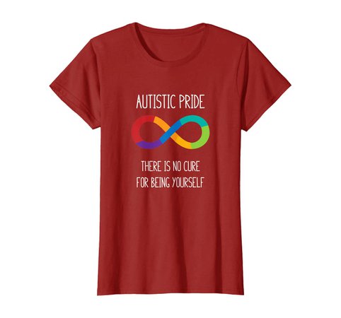 Autism Infinity Symbol Neurodiversity T Shirt: Amazon.co.uk: Clothing
