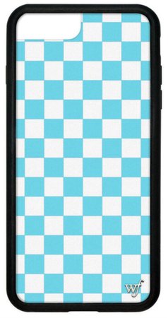 WILDFLOWER Blue Checkers iPhone 6+/7+/8+ Plus Case