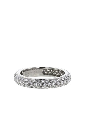 Shop silver Cartier 1995 pre-owned platinum Mimi diamond ring with Express Delivery - Farfetch