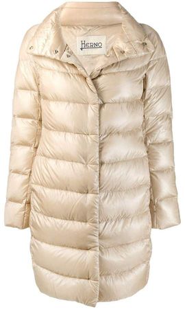 concealed fastening padded coat