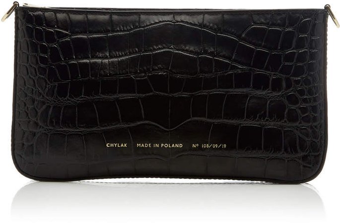 Chylak Croc-Effect Leather Shoulder Bag