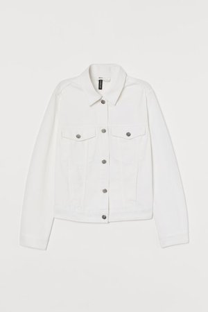 Denim jacket - White - | H&M IN