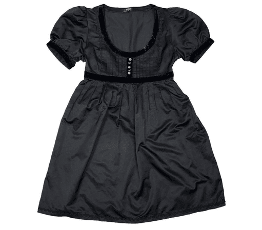 goth babydoll dress by Morgan de Toi - @mallfairy on Depop