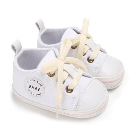 Baby Girl Canvas Lace-Up Sneaker Shoes – The Trendy Toddlers