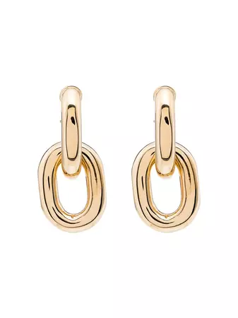 Shop Paco Rabanne chain link earrings with Express Delivery - FARFETCH