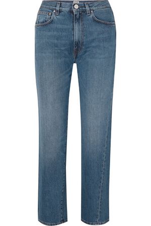 Totême | Cropped mid-rise straight-leg jeans | NET-A-PORTER.COM