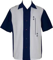 1950s mens shirt bowling - Google Search