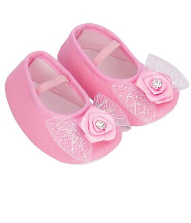 light pink baby shoes