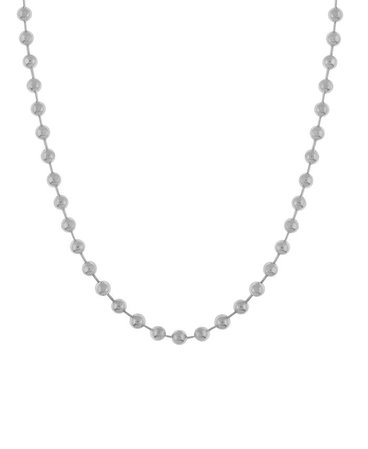 And Now This Shot Bead 18" Chain Necklace in Silver Plate or Gold Plate & Reviews - Necklaces - Jewelry & Watches - Macy's