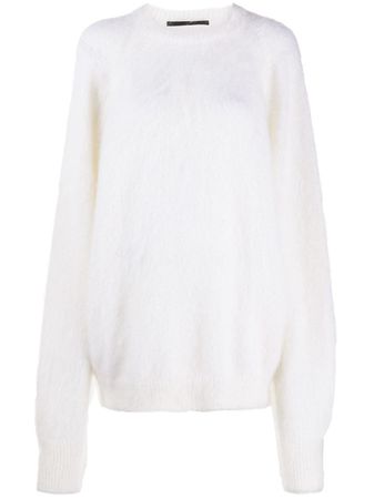 Shop Haider Ackermann oversized knitted jumper with Express Delivery - FARFETCH