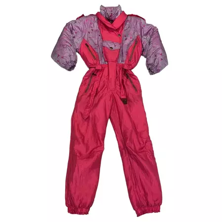 The Best of Sorry Women's Ski Suit Vintage Pink Retro - Etsy Australia