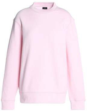 Cutout French Cotton-terry Sweatshirt