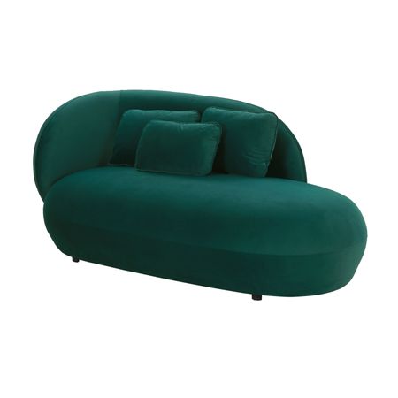 Galet Green Velvet Chaise - TOV Furniture