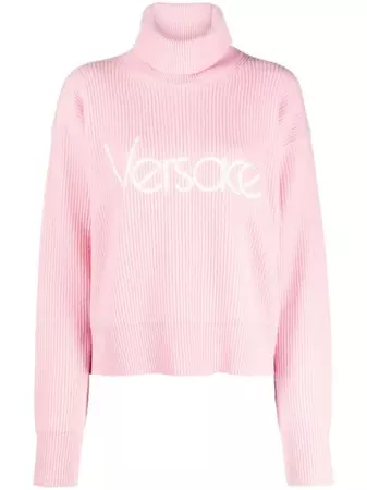 Versace 1979 Re-Edition logo-embroidered Jumper - Farfetch