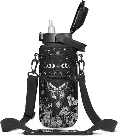 Moon and Moth Water Bottle