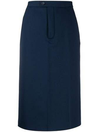 Maison Margiela High-Waisted Pencil Skirt Ss20 | Farfetch.com
