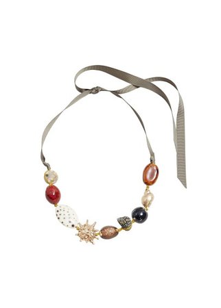 MANGO Shells bead necklace