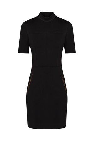 Short Sleeved High Neck Fitted Dress - Ready-to-Wear | LOUIS VUITTON ®