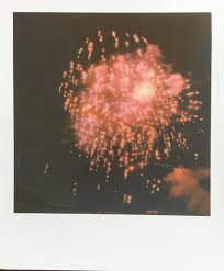 fireworks polaroid