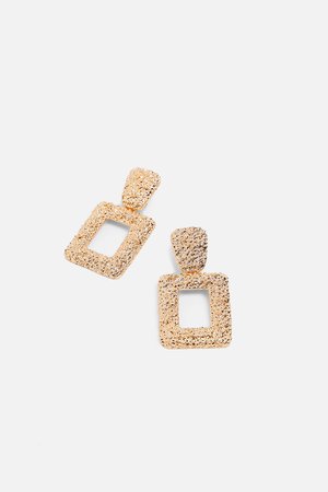 EMBOSSED EARRINGS-Jewelry-ACCESSORIES-WOMAN | ZARA United States