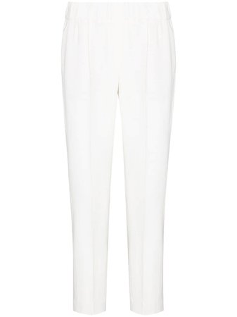Brunello Cucinelli Tapered Cropped Trousers - Farfetch