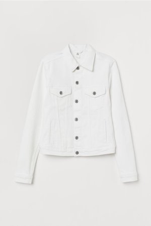 Denim Jacket - White - Ladies | H&M US