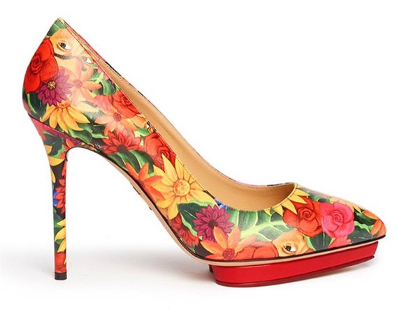 Floral heels