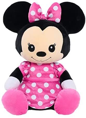 Amazon.com: Disney Classics 14-Inch Minnie Mouse, Comfort Weighted Plush Animals for Kids Sensory Toys, by Just Play : Toys & Games