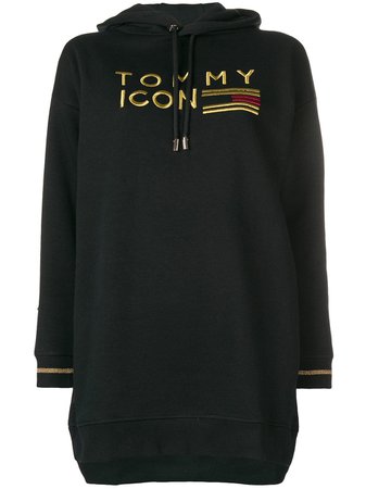 Tommy Hilfiger Icons Embroidered Hoodie Dress - Farfetch