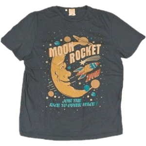 Moon Rocket T-Shirt Top PNG