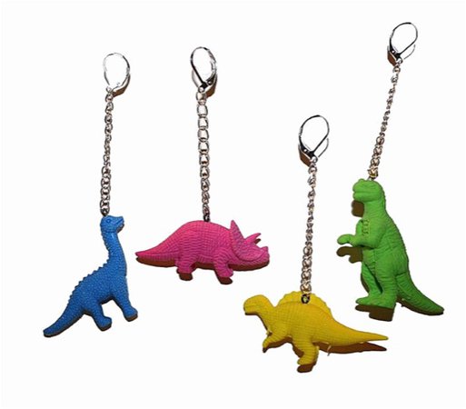 Dino keychains