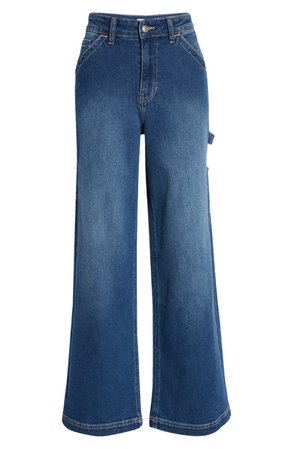BP. High Waist Wide Leg Carpenter Jeans | Nordstrom
