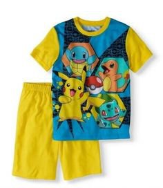 POKEMON Pajamas Boys size 6/7 NeW 2 Piece PIKACHU Shirt Shorts Pjs Set Nwt TWINS #PikachuPajamas #PokemonPikachuPajamas… in 2020 | Boys pajamas, Sleep shorts, Pikachu shirt