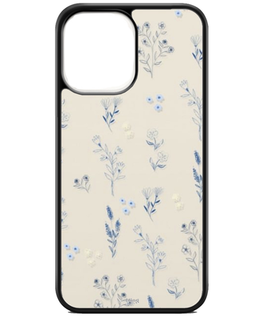 BlingRing “Small blue flowers” Phone Case