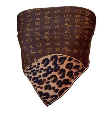 Louis Vuitton scarf top