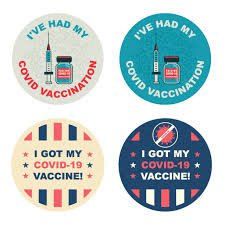 covid vaccine sticker - Google Search