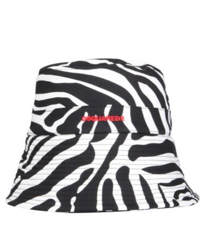 dsquared2 zebra print bucket hat
