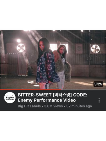 BITTER-SWEET CODE: Enemy Video